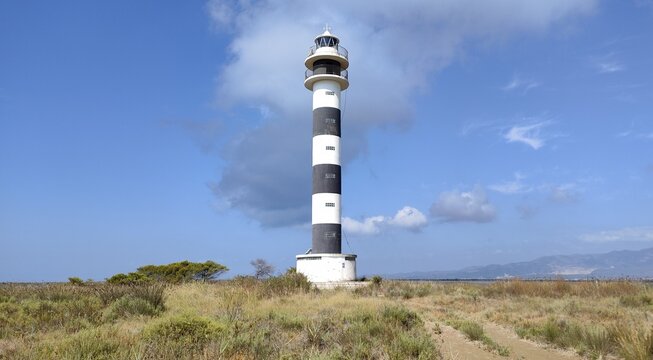 Punta de la Banya, Faro de la Banya, Delta de l'Ebre