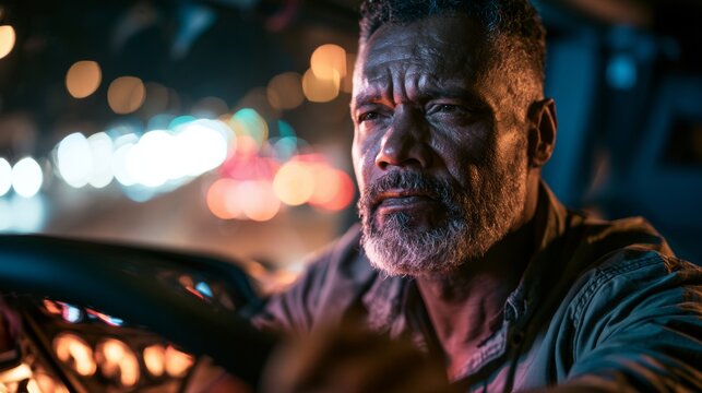 Portrait of a truck driver