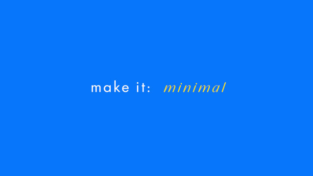 Dynamic Simple Text Slides