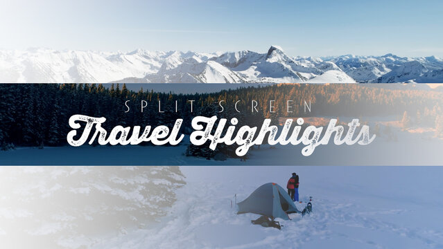 Split Screen Travel Highlights