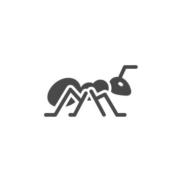 Ant Icon Isolated on Transparent Background PNG