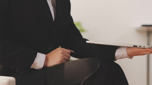Tax deduction planning concept. Businessman calculating business balance prepare tax reduction.