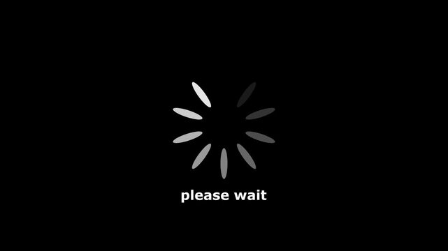 loading icon animation, in which a circle rotates on a yellow white green background Loading bar and percentage Futuristic progress loading. Motion graphics of stop circle Loading icon concept