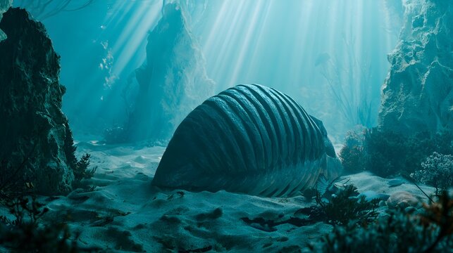 Ancient seabed reveals a tranquil prehistoric world of vibrant flora and colossal marine life