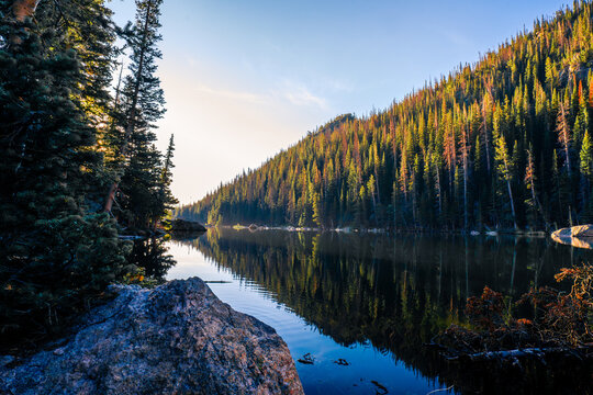sunrise on dream lake