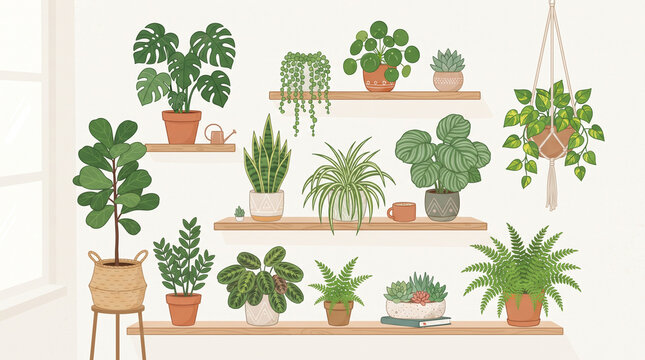 set of plants