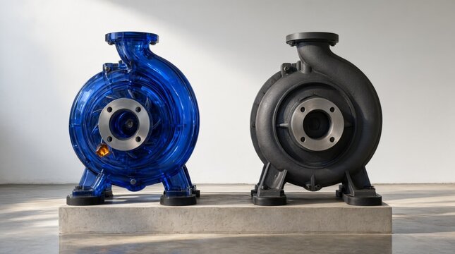 Transparent Twin Reveals a Hidden Industrial Pump Obstruction for Web Design