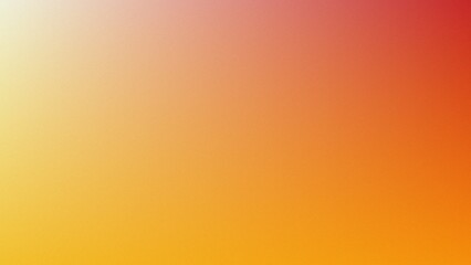 Abstract soft gradient background with grainy texture in warm orange and yellow tones grain background © MdAsiful