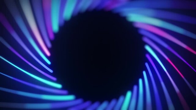 AI power presentation. Artificial intelligence presentation. Ai animated background.