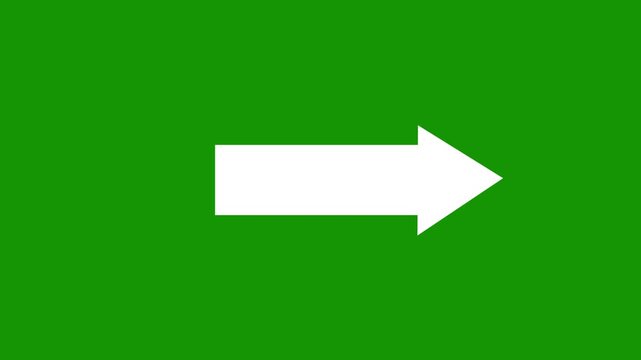 Directional Arrow Animation | Animated Pointer Motion Graphics Overlay