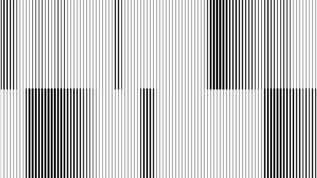 Abstract vertical stripe geometric pattern with bold black linear composition, modern optical illusion background for wallpaper, textile, packaging and Vector Illustration