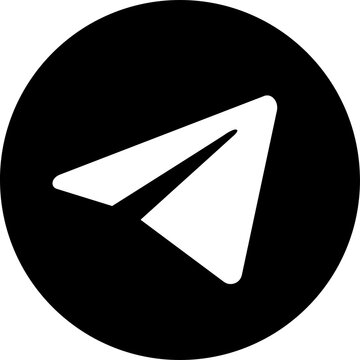  Telegram logo icon isolated on white background