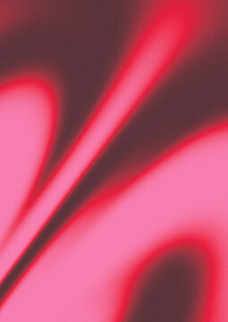 Abstract grainy gradient background, featuring radiant hot, pink and deep, maroon flowing color waves