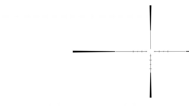 Sniper rifle scope crosshairs with duplex reticle, animated for cinematic effect. Backgrounds: black, white, green. Targeting and precision themes.
