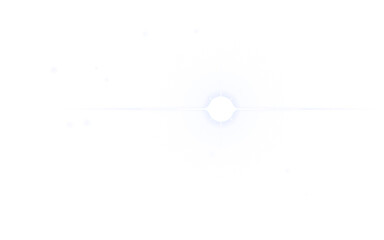 Bright white glowing planet with ring system and scattered particles in deep space for futuristic science fiction digital background isolated on a transparent background © Rehana