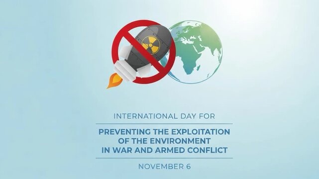 International day for preventing the exploitation of the environment in war and armed conflict