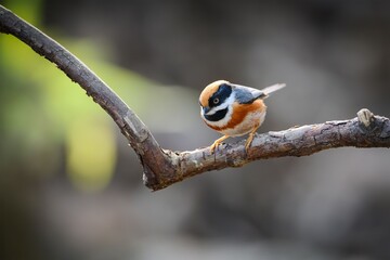great tit on branch © Mubin