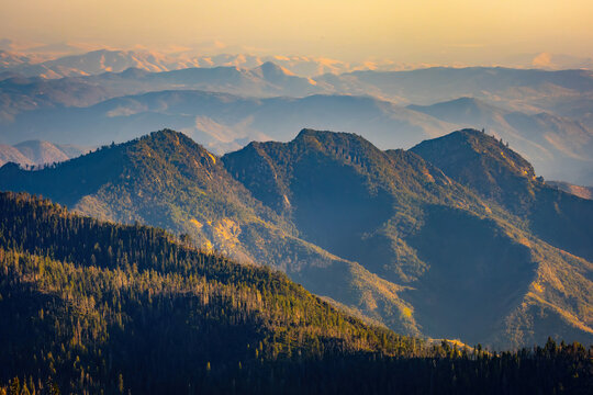 Layered mountains stretch from Little Baldy Trail