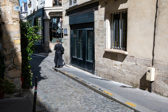 vue du quartier historique de l'&icirc;le de la Cit&eacute; &agrave; Paris en France
