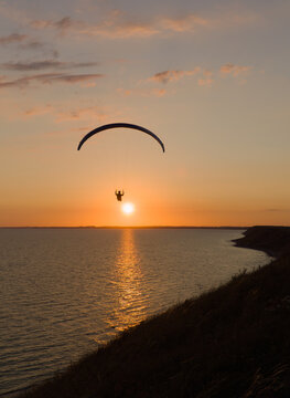 Para Gliding in Kaseberga i south of Sweden