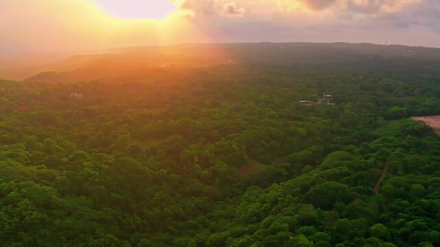Uluwatu Bali,  Bukit Peninsula (Semenanjung Bukit) Indonesia 4K Arial view