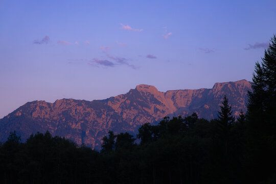Alpengl&uuml;hen am Krottenkopf