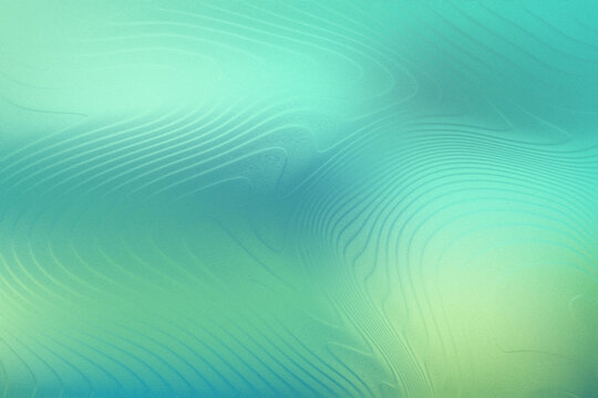 Abstract Mint Green Gradient Wavy Background Texture