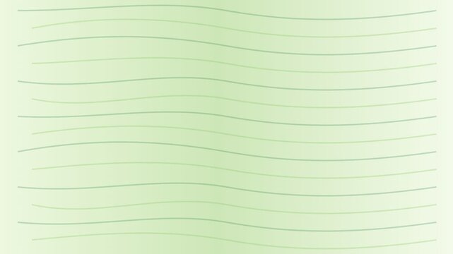 Light green abstract background featuring gently waving horizontal lines in a seamless loop, creating a modern and clean motion graphic design suitable for various presentations and digital media