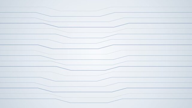 Clean and minimalistic animated background featuring subtle waving lines creating a smooth, gentle motion over a bright, elegant surface, ideal for corporate or technological presentations