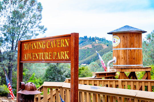 Moaning Cavern Adventure Park entrance tower