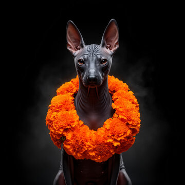 xoloitzcuintle, xolo, perro xolo, perro sin pelo mexicano, xoloitzcuintle mexicano, perro mexicano, retrato de xoloitzcuintle, mascota mexicana, raza ancestral, raza prehisp&aacute;nica, cultura mexicana, tr