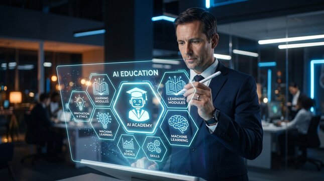 AI Education Chatbot for Digital Learning Automation, Enterprise Training, Knowledge Management, Online Course Support, and Personalized Business Skill Development Strategy and Workforce Productivity