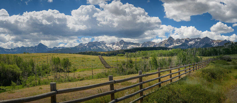 Dallas Divide Summer Panorama