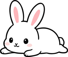 Fototapeta premium Cute Bunny Rabbit