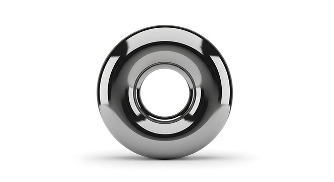silver metal ball