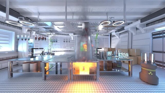 研究室　3DCGレンダリング