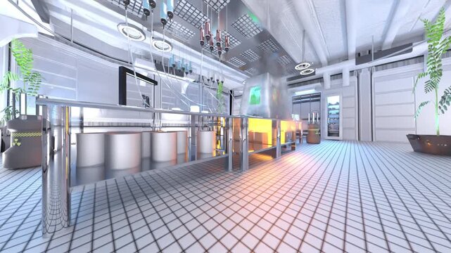 研究室　3DCGレンダリング