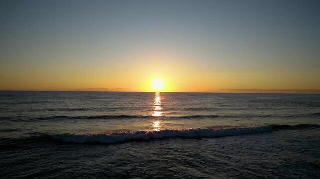 sunset at the beach