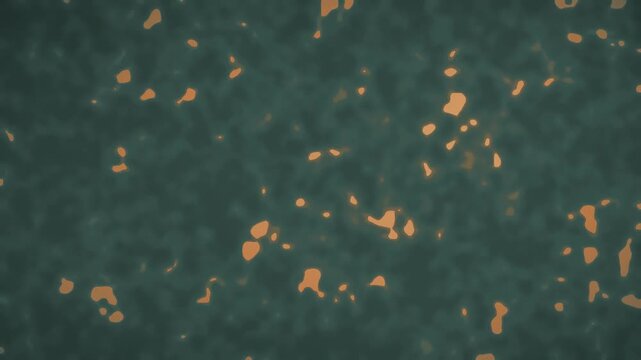Microscopic Rough Surface Contact Spots Age And Vanish Behind A Rupture Front, Seamless Loop in soft verdigris tones