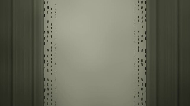 Electrostatic Flake Shuttle Across a Narrow Electrode Gap, Stepped Mechanical Motion, Seamless Loop in bright ash tones