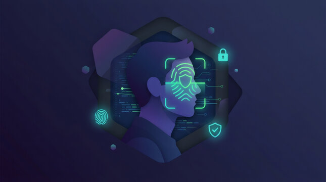 Biometric Facial Recognition and Cyber Security System for Digital Identity Verification and Data Protection