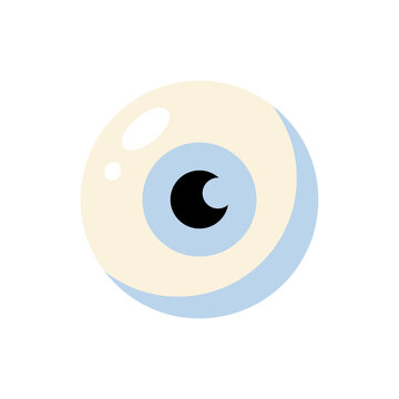Halloween Eyeball Cartoon Illustration