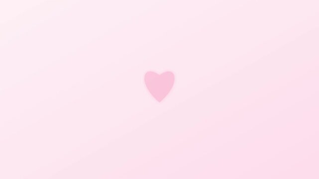 Pink bookmark morphing into heart shape animation for social media engagement 4k