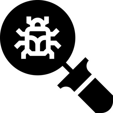 Search Malware Bug Icon
