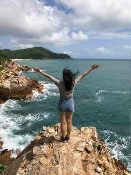 Freedom Over Turquoise Sea