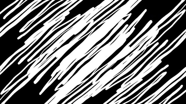 4K Chaotic Hand Drawn Scribble Fill Wipe Transition with Alpha Channel