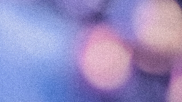 Peachy Blue Textured Grainy Bokeh