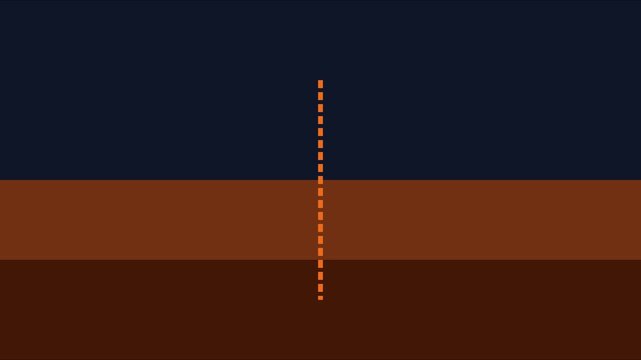 Minimalist abstract animation 4k background, with vertical dotted, line and earth, tone color blocks geometric