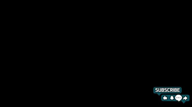 Subscribe Button Animation Pop Up bottom right Position with transparent background, can be instantly overlaid onto the video with no complicated editing required.