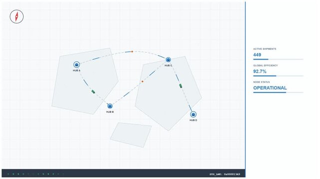 Logistics Supply Chain Dashboard with Hub Tracking and Shipment Data